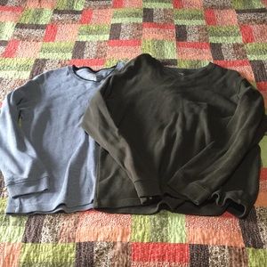 Faded glory v neck sweaters gray and olive